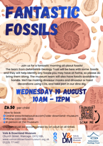Fantastic Fossils summer 2026